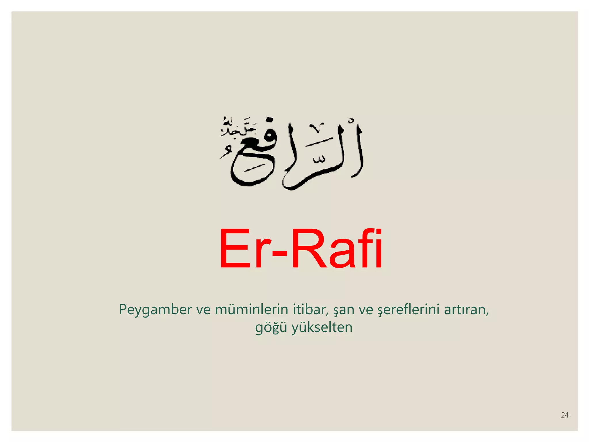 Esmaul Husna Allahin (cc) 99 isimleri. Print yapilabilir halde. | PPTX