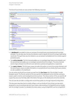 Brute Force Attack Security Use Case Guide | PDF