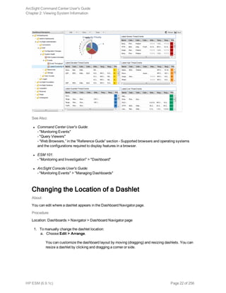 ArcSight Command Center User's Guide (ESM v6.9.1c) | PDF