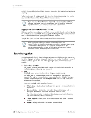 ArcSight Command Center User's Guide for ESM 6.8c