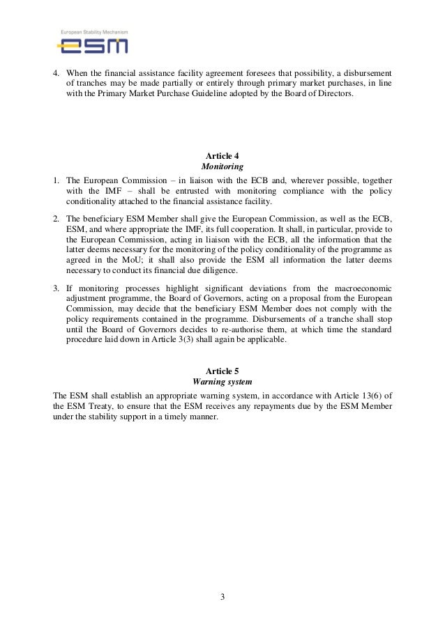 Esm guideline on loans