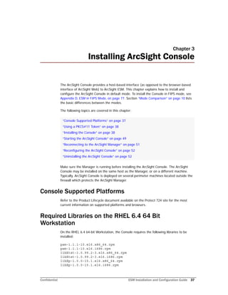 Installation Guide for ESM 6.5c | PDF