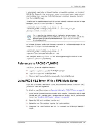 Installation Guide for ESM 6.5c | PDF