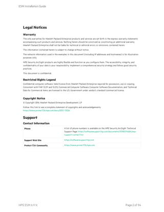 ESM Installation Guide (ESM v6.9.1c) | PDF