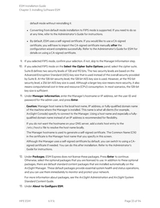 ESM Installation Guide (ESM v6.9.1c) | PDF