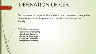 Corporate social responsibility | PPTX