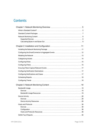 Network Monitoring Standard Content Guide for ESM 6.8c