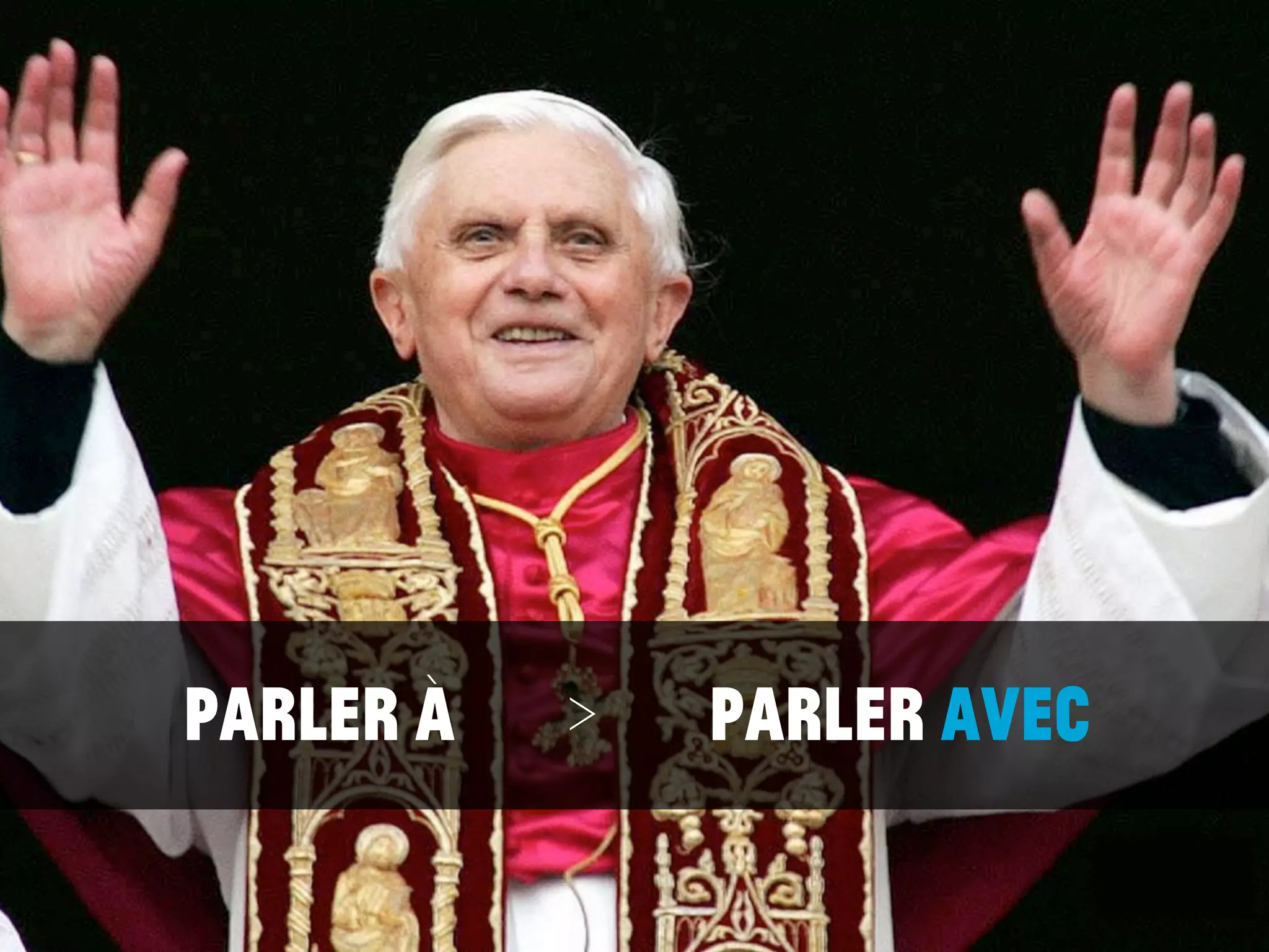 Parler à > Parler avec
 