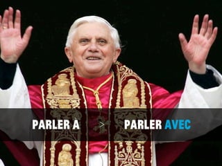 Parler à > Parler avec
 