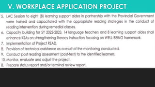 V. WORKPLACE APPLICATION PROJECT
 