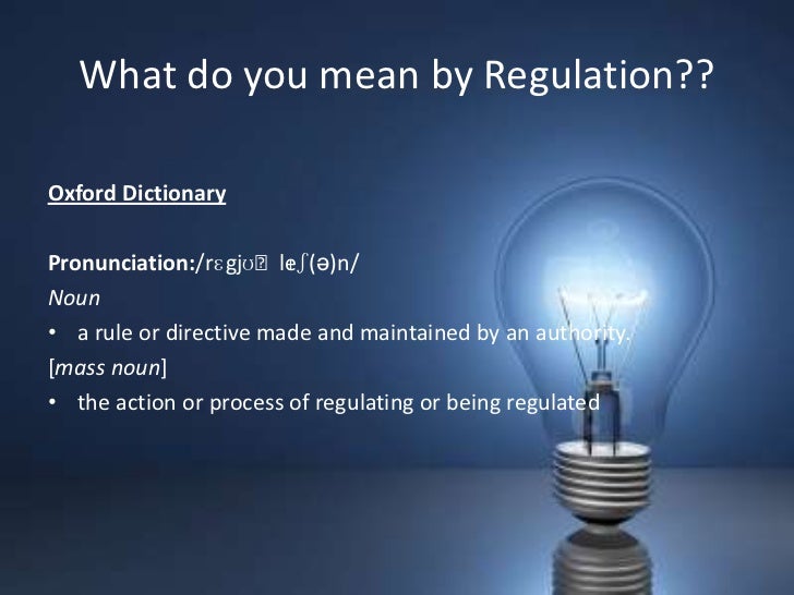 Electricity policies