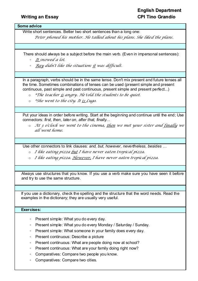 With this, we can correct essays objectively and thus grade them fairly.Make use of rubrics.Recent development in education has paved way to grading designs for more subjective tests.In correcting student essays, it is best to grade and correct according to a specific standard.