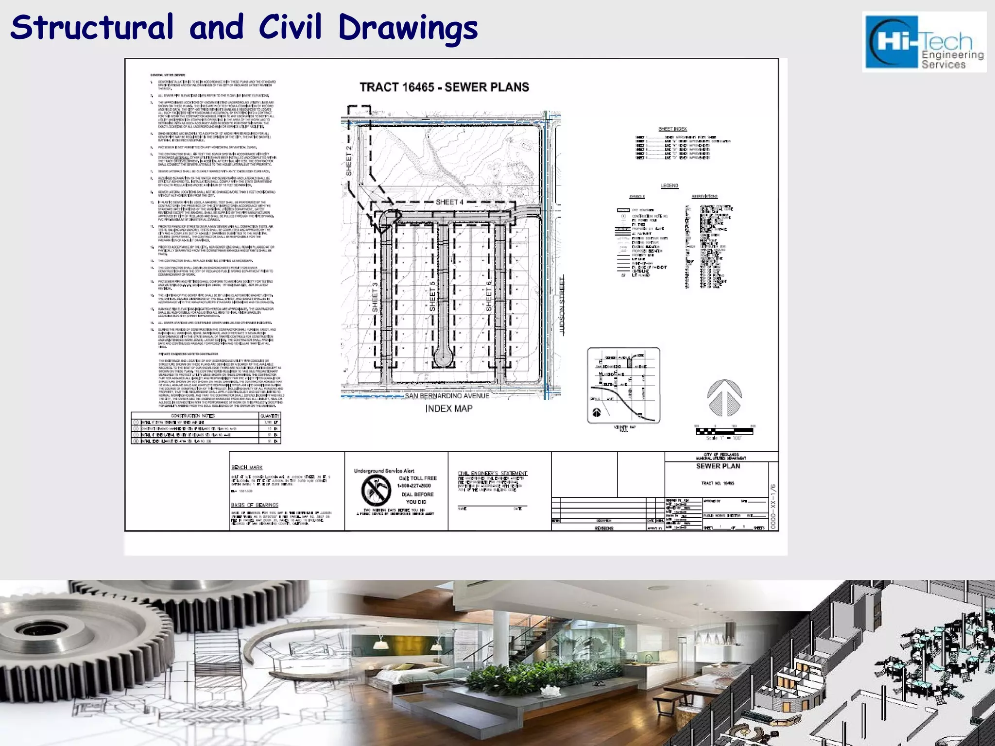 Structural and Civil Drawings
 