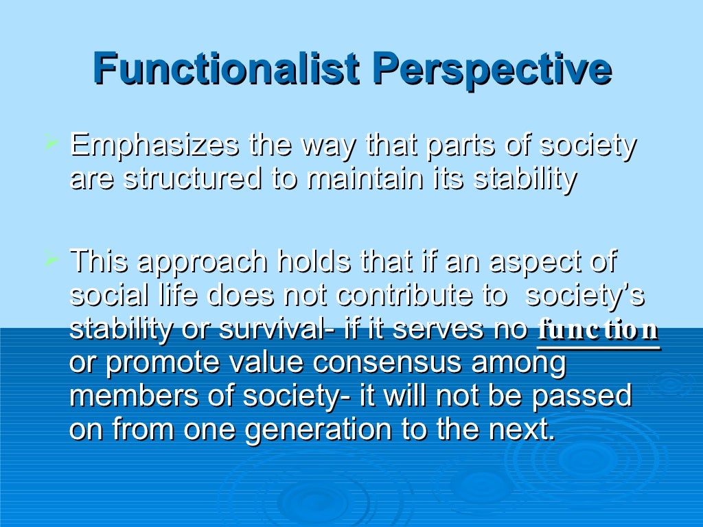 what is a theoretical perspective in sociology