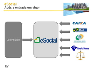 eSocial

Após a entrada em vigor

Contribuinte

 
