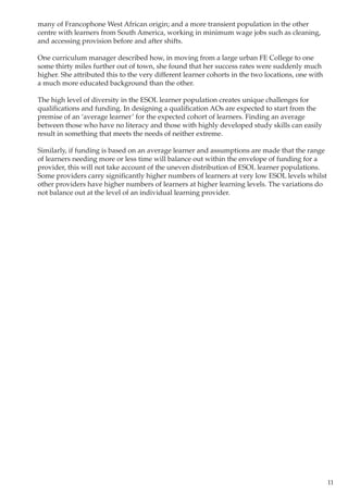 Esol Qualifications Report | PDF