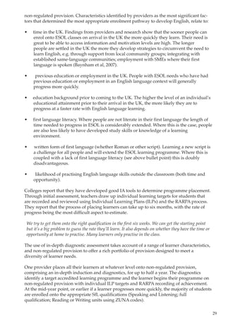Esol Qualifications Report | PDF