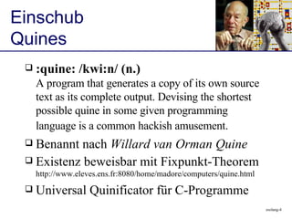 esolang: Esoterische Programmiersprachen | PPT