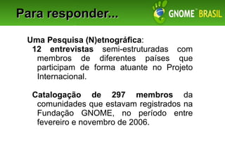 ESOL 2008 - Contribuindo com o GNOME