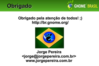 ESOL 2008 - Contribuindo com o GNOME