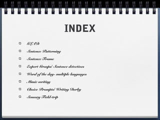 Sentence Index Esol powerpoint | PPT
