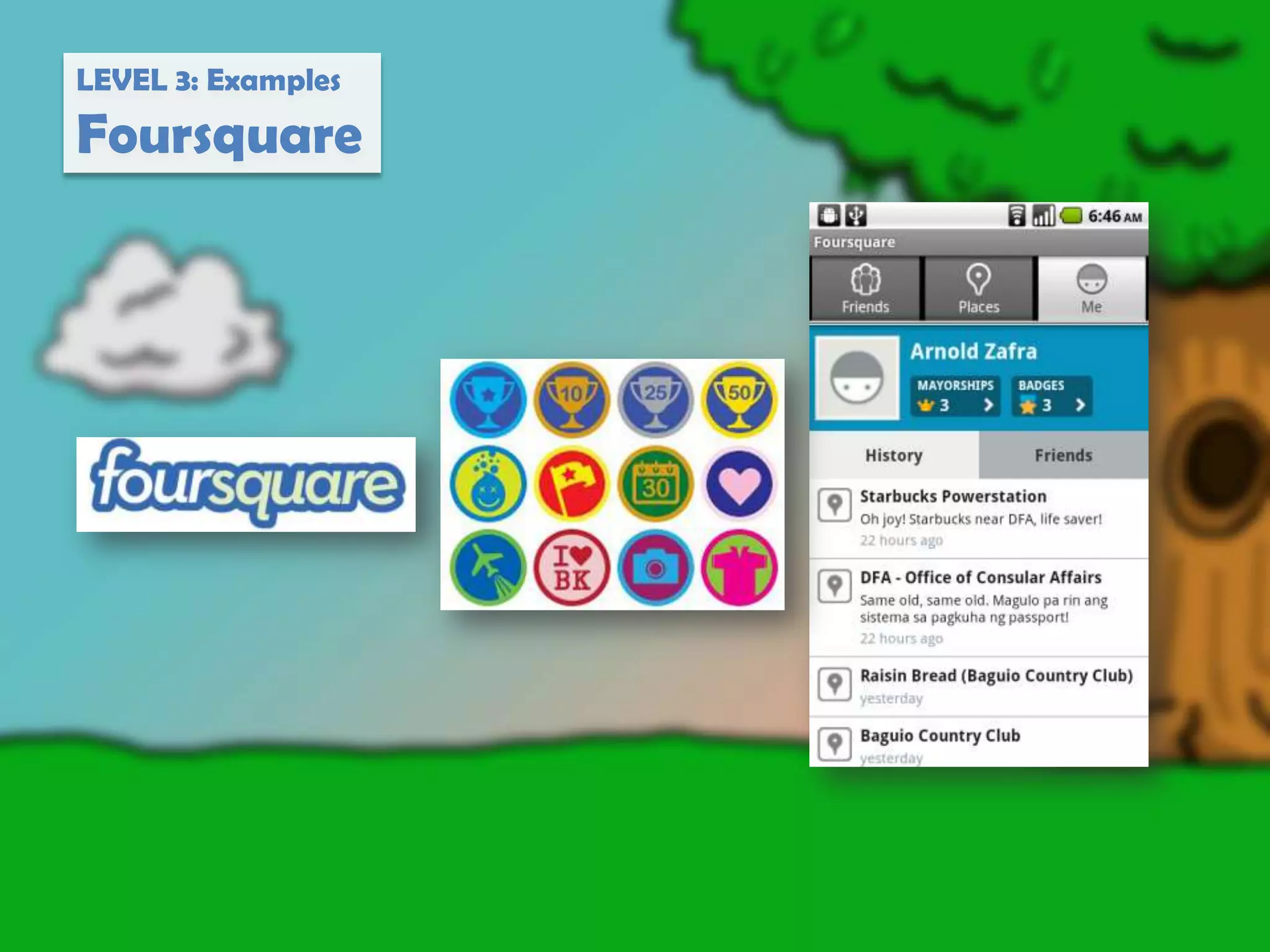 LEVEL 2: What is it?Definition“The integration of the mechanics that make games funand absorbing into non-game platforms and experiences in order to improve engagement and participation~ The Authors”