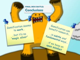 FramingVisualisingWhich of these do you have in your room?Which of these do you have in your room?Survey questionSteak au pouivrePesto Pastafish and chipsgarlic chicken‘Last meal’ game“Scotch broth soup as a starter served with garlic bread. Medium grilled gammon steak with a lightly fried egg on top with chips and side salad. A glass of red wine. A sticky toffee pudding, followed by cheese and biscuits.”Rapid and frequent feedbackTVFishMP3 playerBooksRadioMagazinesConsoleCameraSkateboardStereoDVDsCDsHampsterClothesPiggy bankRocketQuestion designBONUS LEVEL: How effective is it?Source: GMI Interactive
