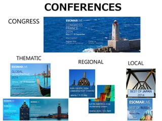 CONFERENCES
CONGRESS
THEMATIC
REGIONAL LOCAL
BEST OF JAPAN
2014
 