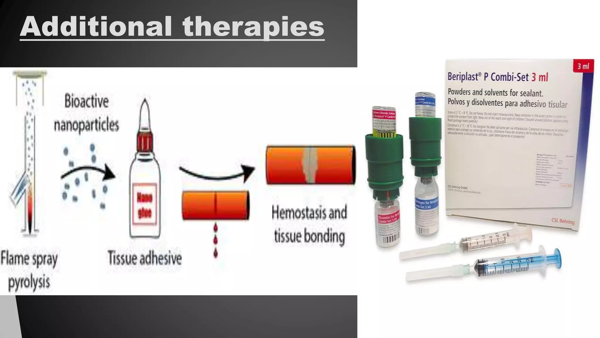 Additional therapies
 