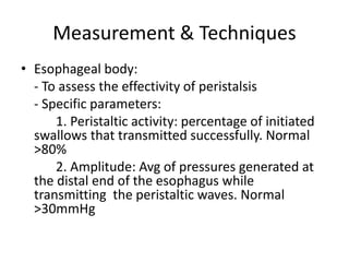 Esophagus diagnostic: modalities | PPTX