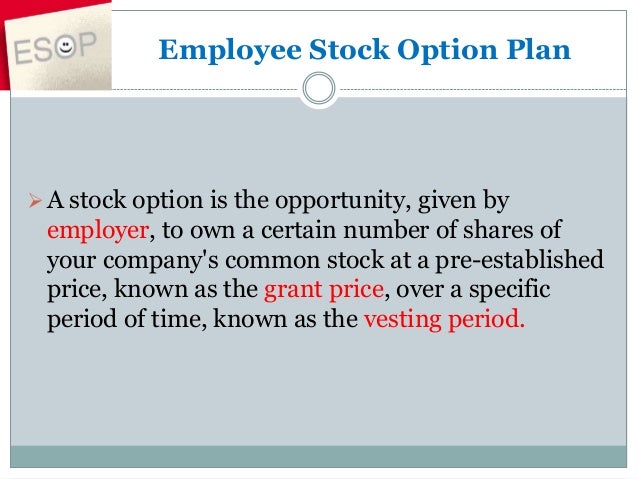 Employee stock options buyout