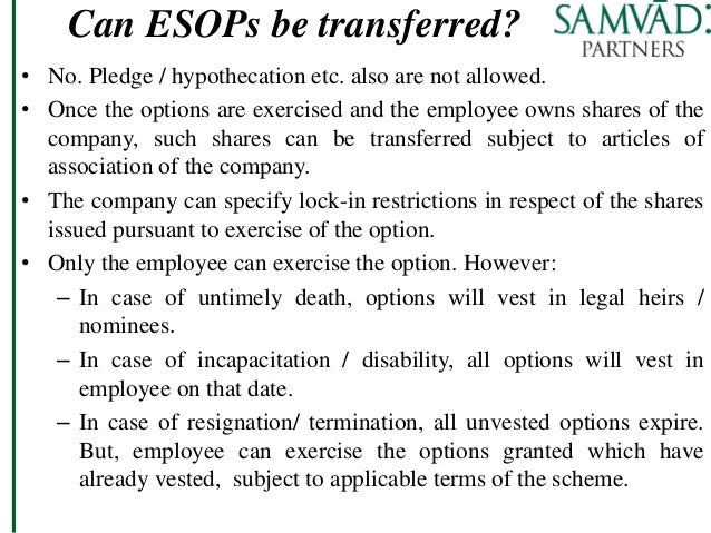 Exercising stock options after termination