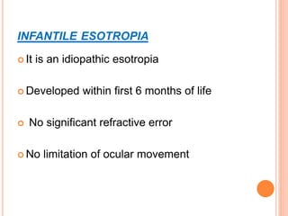 Evaluation of Esotropia in children | PPTX