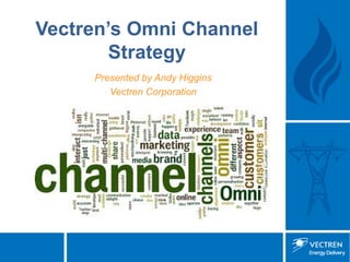 Vectren’s Omni Channel Strategy 
Presented by Andy Higgins 
Vectren Corporation  