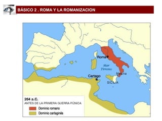 BÁSICO 2 . ROMA Y LA ROMANIZACION
 