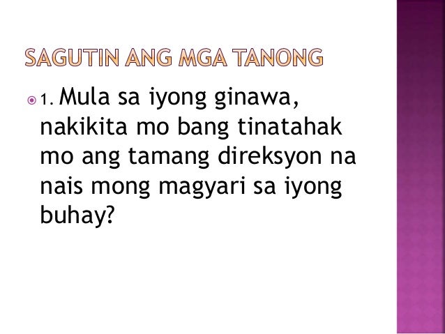 Es p 9 Modyul 14 Personal na Pahayag ng Misyon sa Buhay