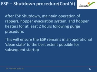 Esp design, operation & maintenance | PPTX