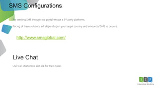 SMS Configurations
24
http://www.smsglobal.com/
 