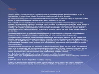  Administration - Underwriting 