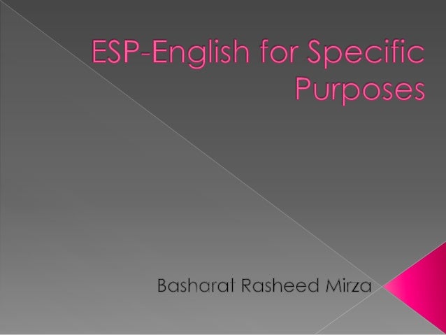 Esp english for specific phd dissertation