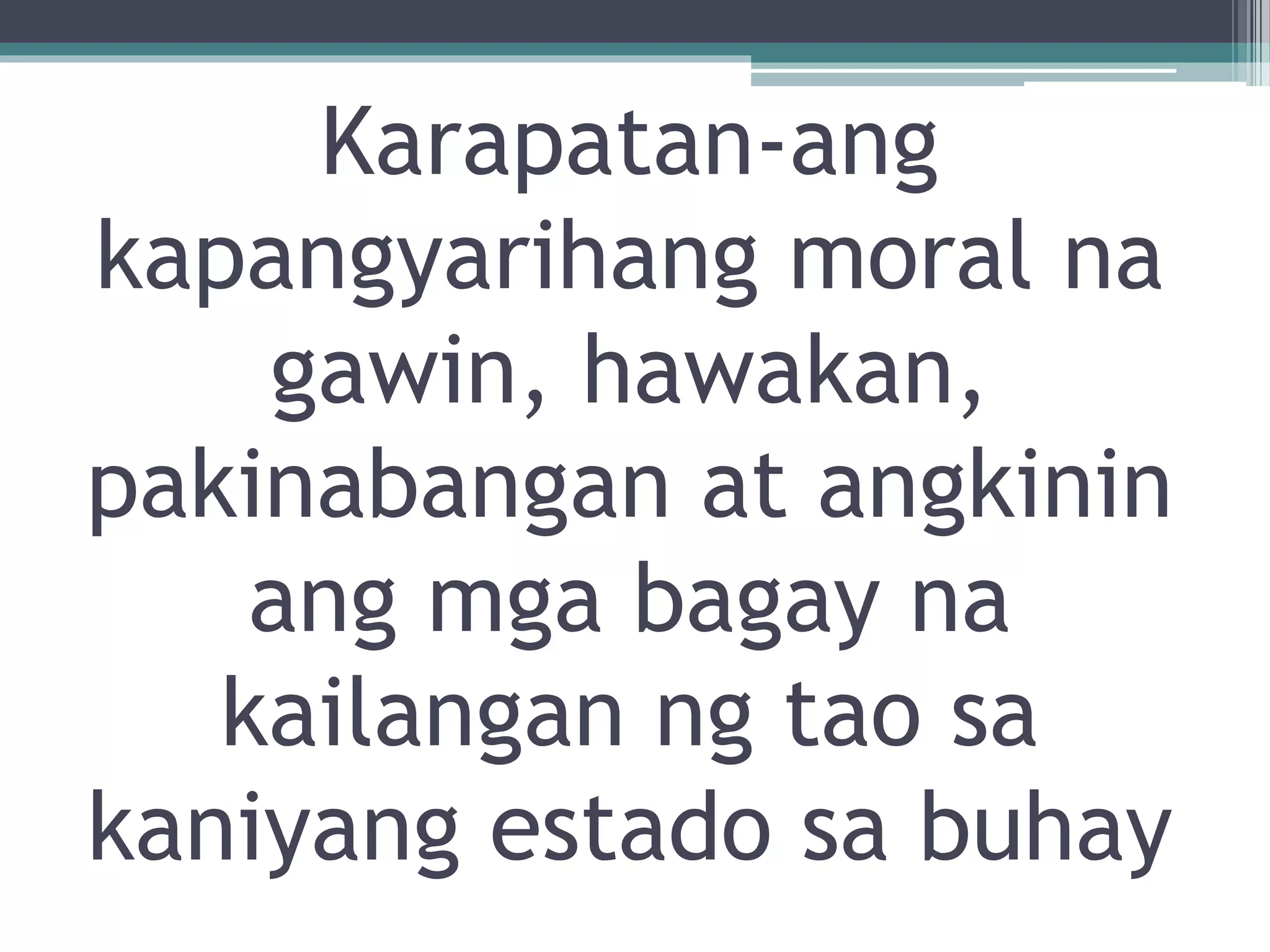 Karapatan Example Karapatan | PPTX