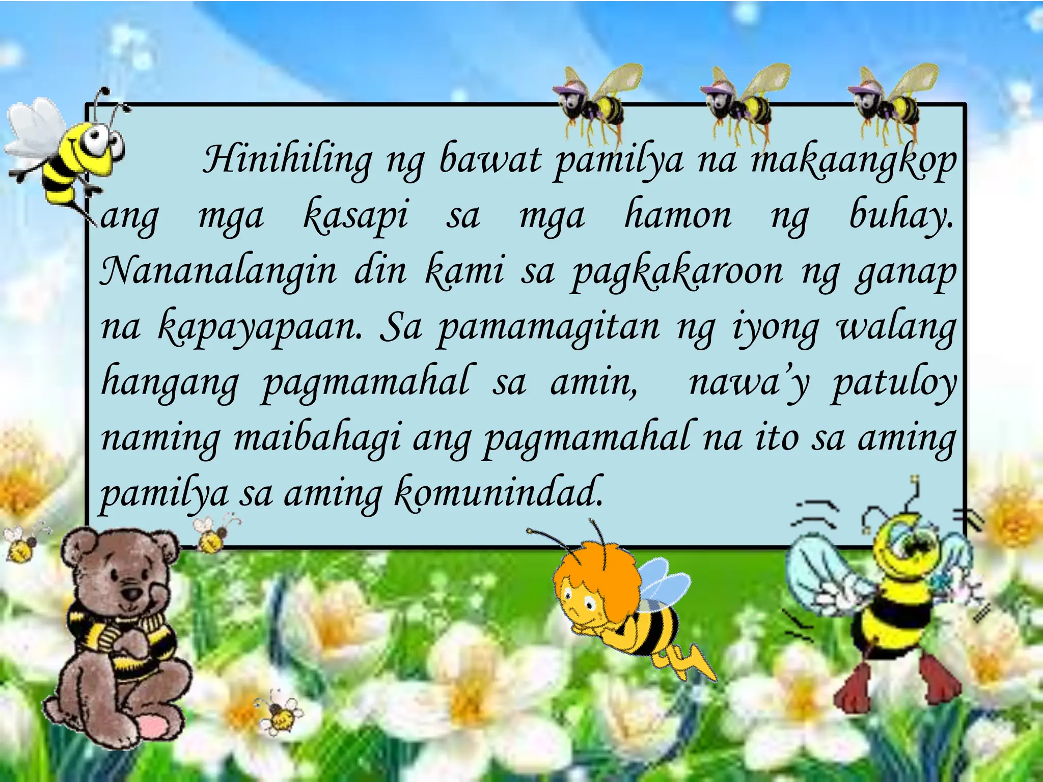 ESP- PAMILYA SA ISANG MAPAYAPANG KOMUNIDAD.pptx
