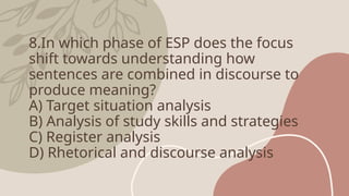 Esp Report Example ESP-REVIEWER (English for Specific Purposes).pptx