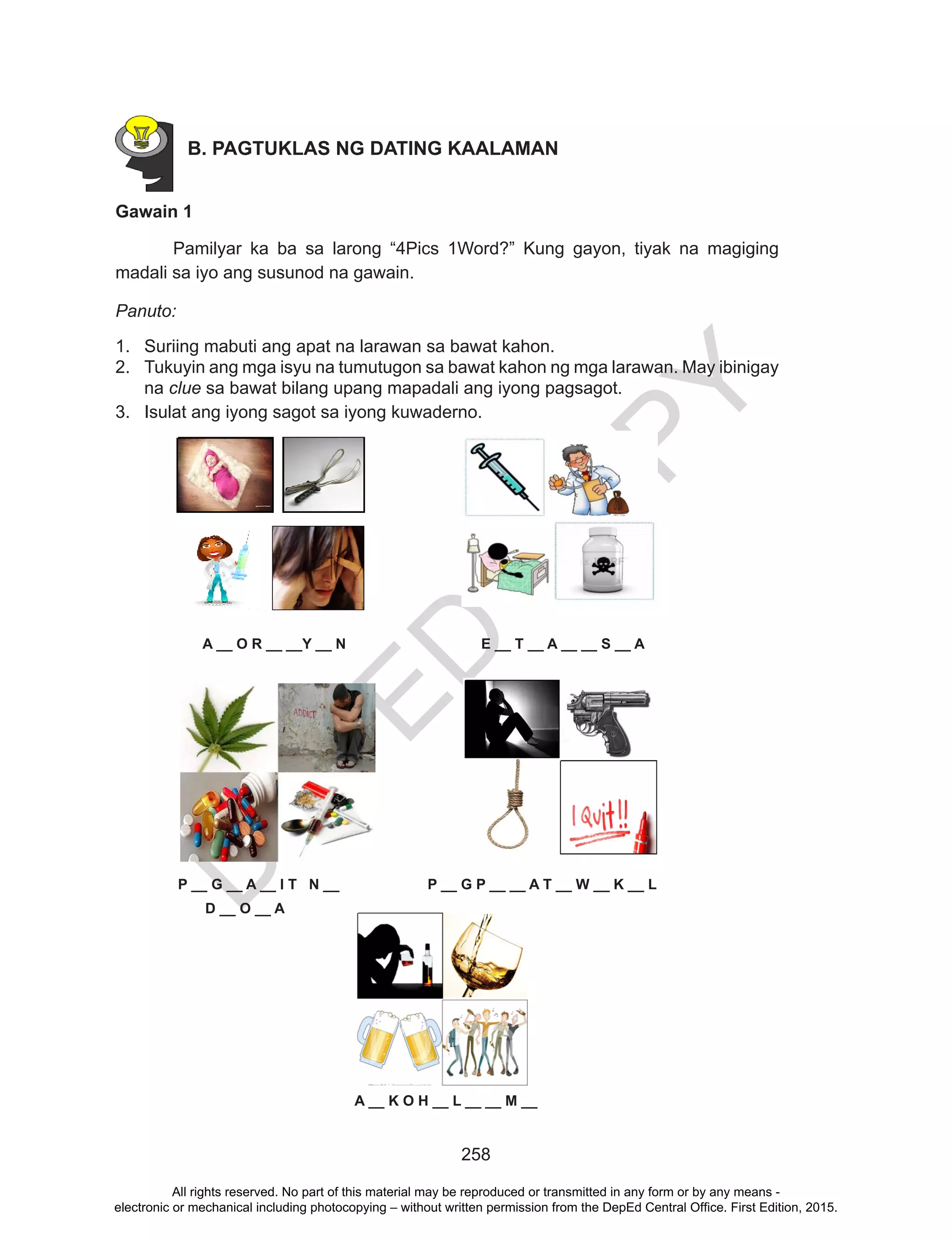 Esp learners module grade 10 unit 4 pdf