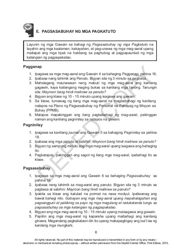 Gawain 1 pagtuklas ng dating kaalaman brainly