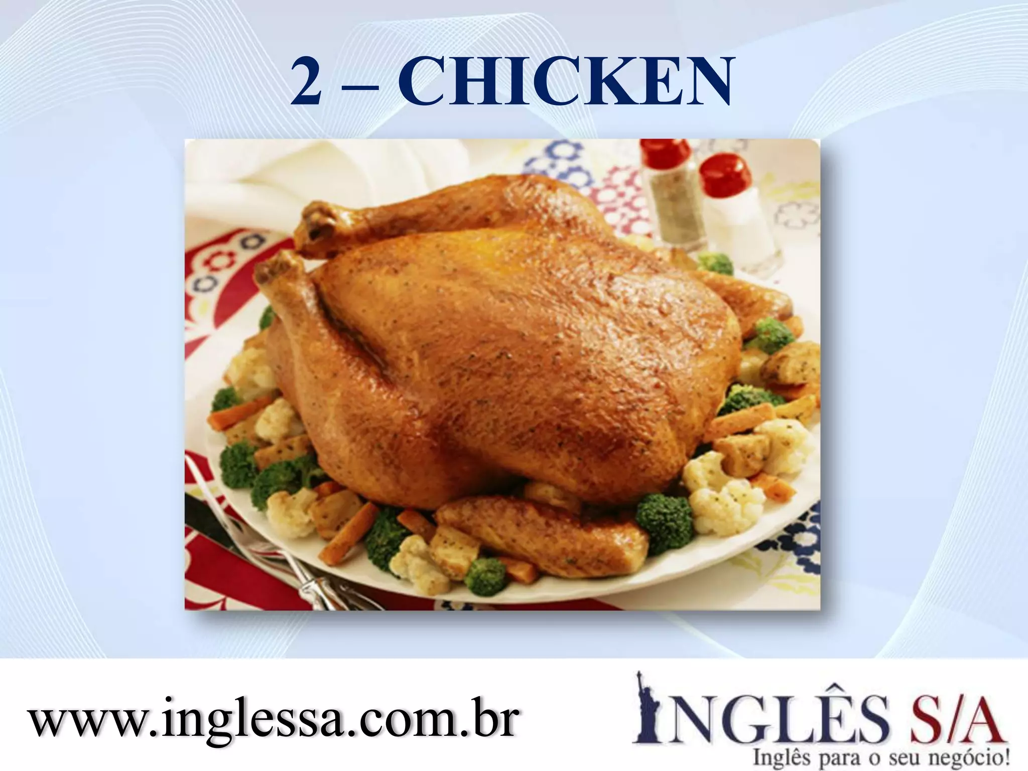 2 – CHICKEN
www.inglessa.com.br