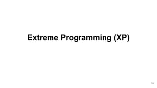 Extreme Programming (XP)
19
 