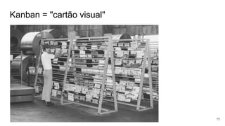 Kanban = "cartão visual"
75
 