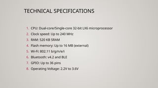 Lx6 Microprocessor ESP32)hfhfhfhfhhfhffhfhfhfhhfhfhhfh.pptx