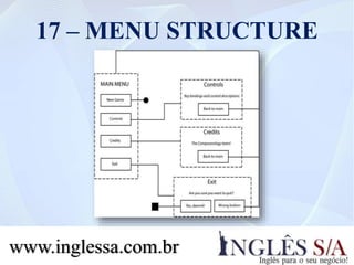 17 – MENU STRUCTURE
www.inglessa.com.br